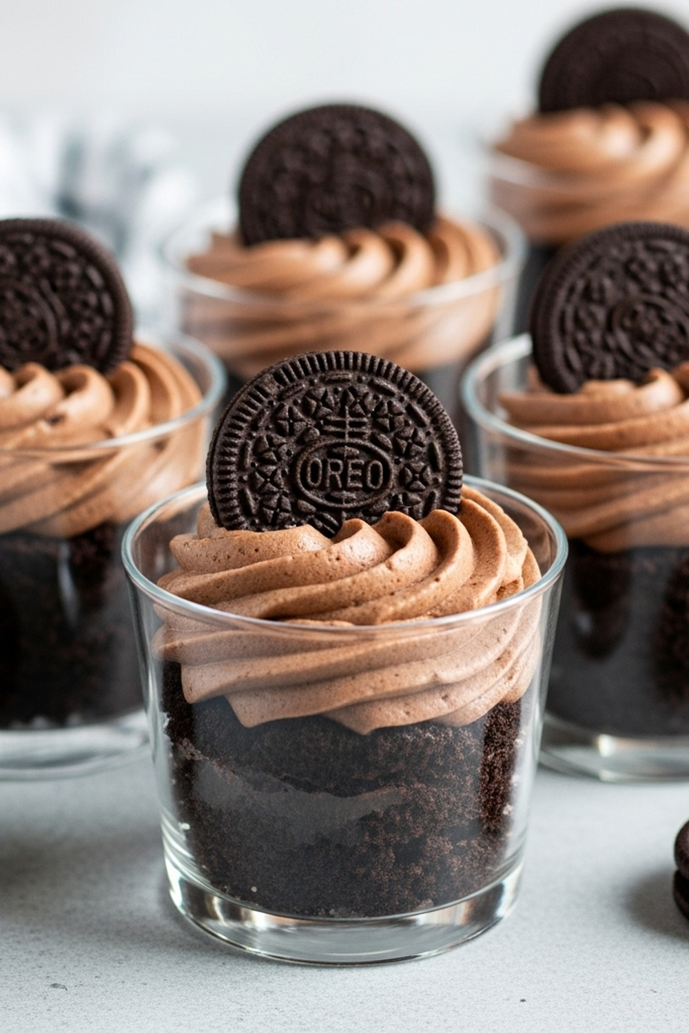oreo chocolate mousse cups image 2